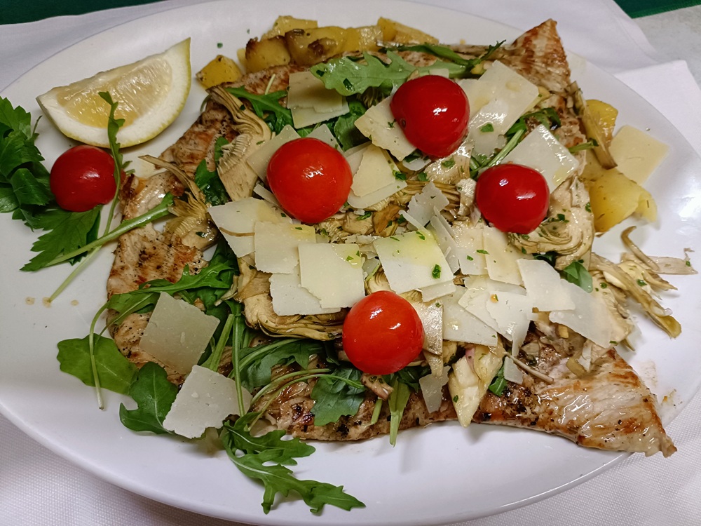 Paillard di Tacchino ai Carciofi