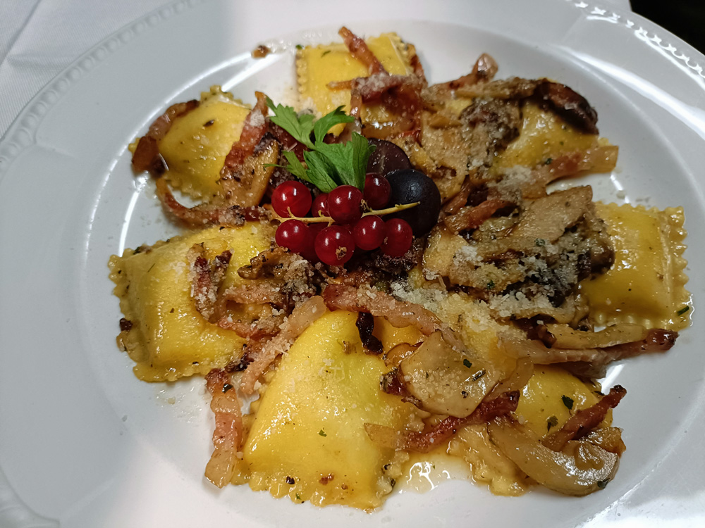 Ravioli Porcini e Taleggio